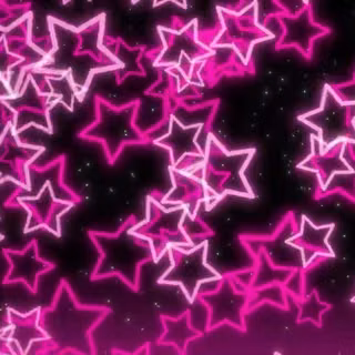 Pink Neon Stars