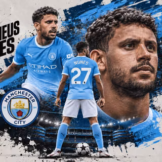 Matheus Nunes Manchester City Fc Grunge Art Matheus Nunes Manchester City Matheus Nunes Portrait