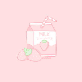 Pink milk