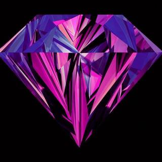 Purple Abstract Diamond