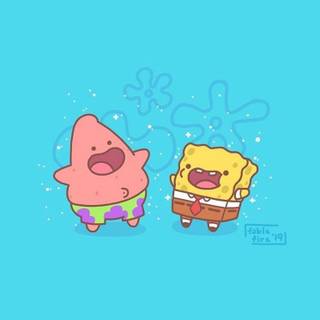 Baby SpongeBob and Patrick 