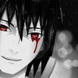 i like this one bc its sasuke with a bloody eye