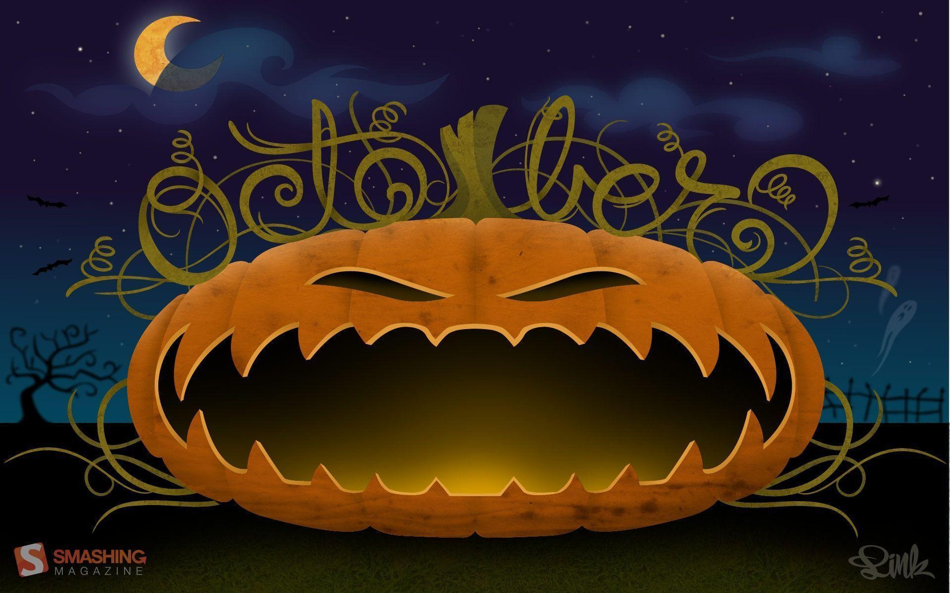 HQ Eye Catching Halloween Wallpaper [Free Download]