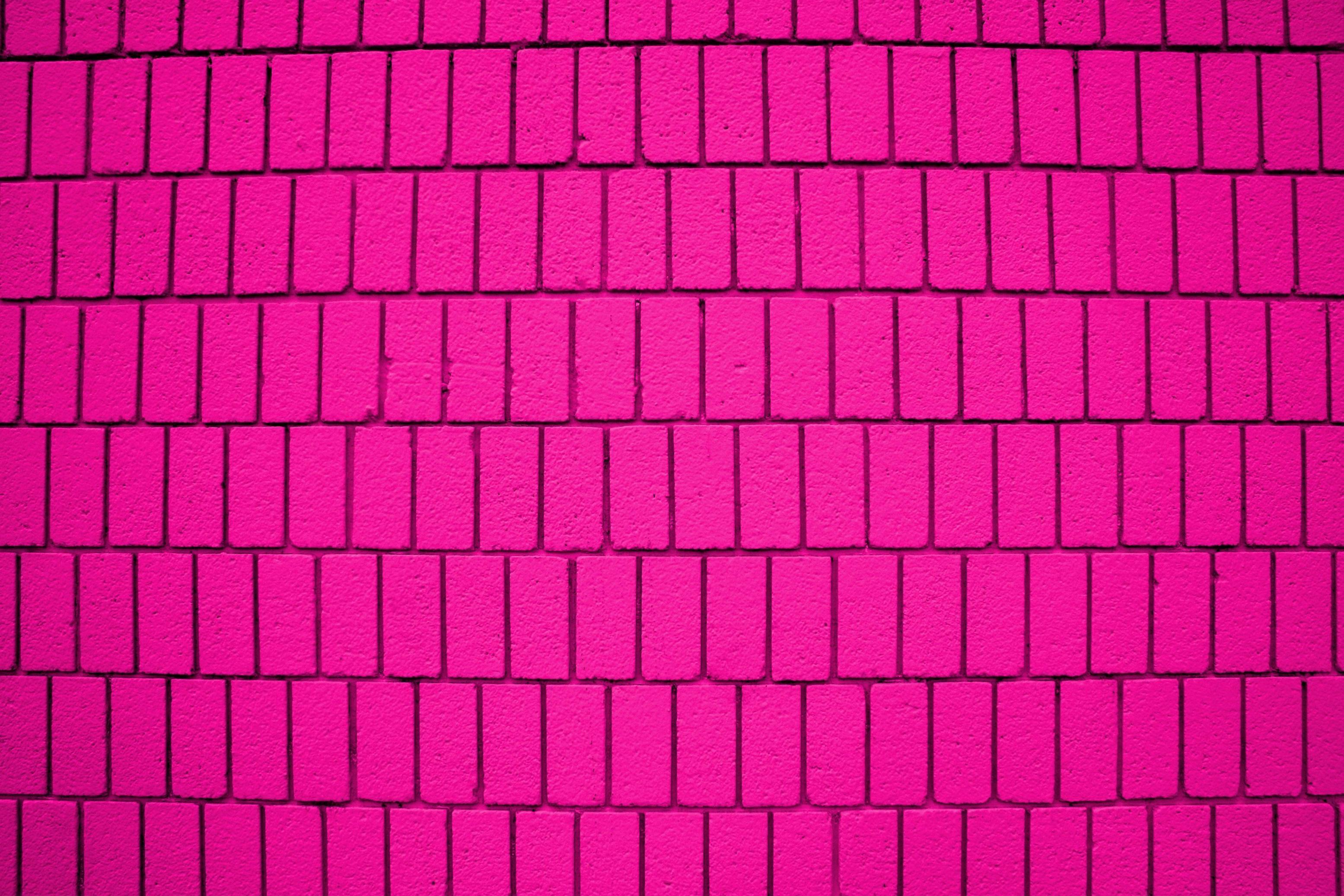 Pink Brick Wallpapers Wallpaper Cave