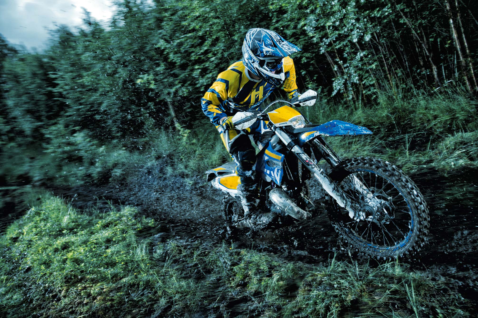 Husaberg TE300 Dirtbike Motorbike Bike Background. HD