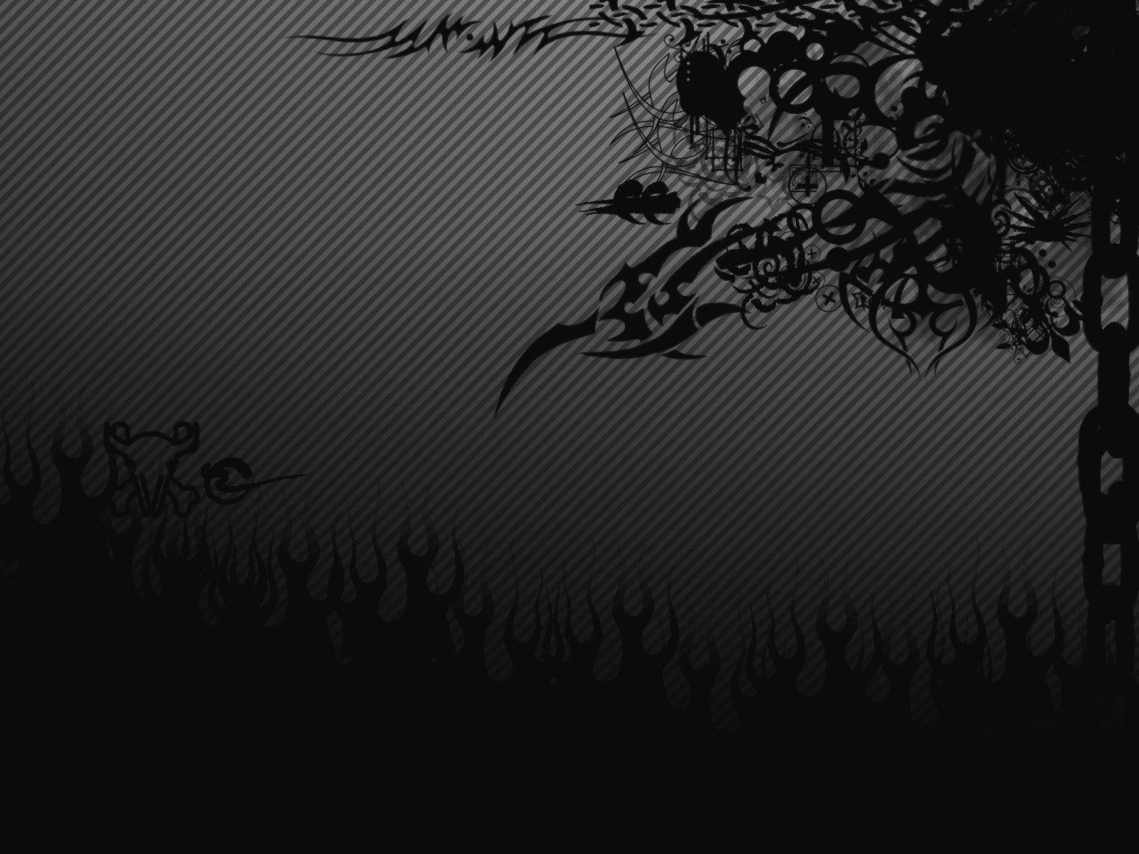 Picture 1 of 1 Effects Black Wallpaper