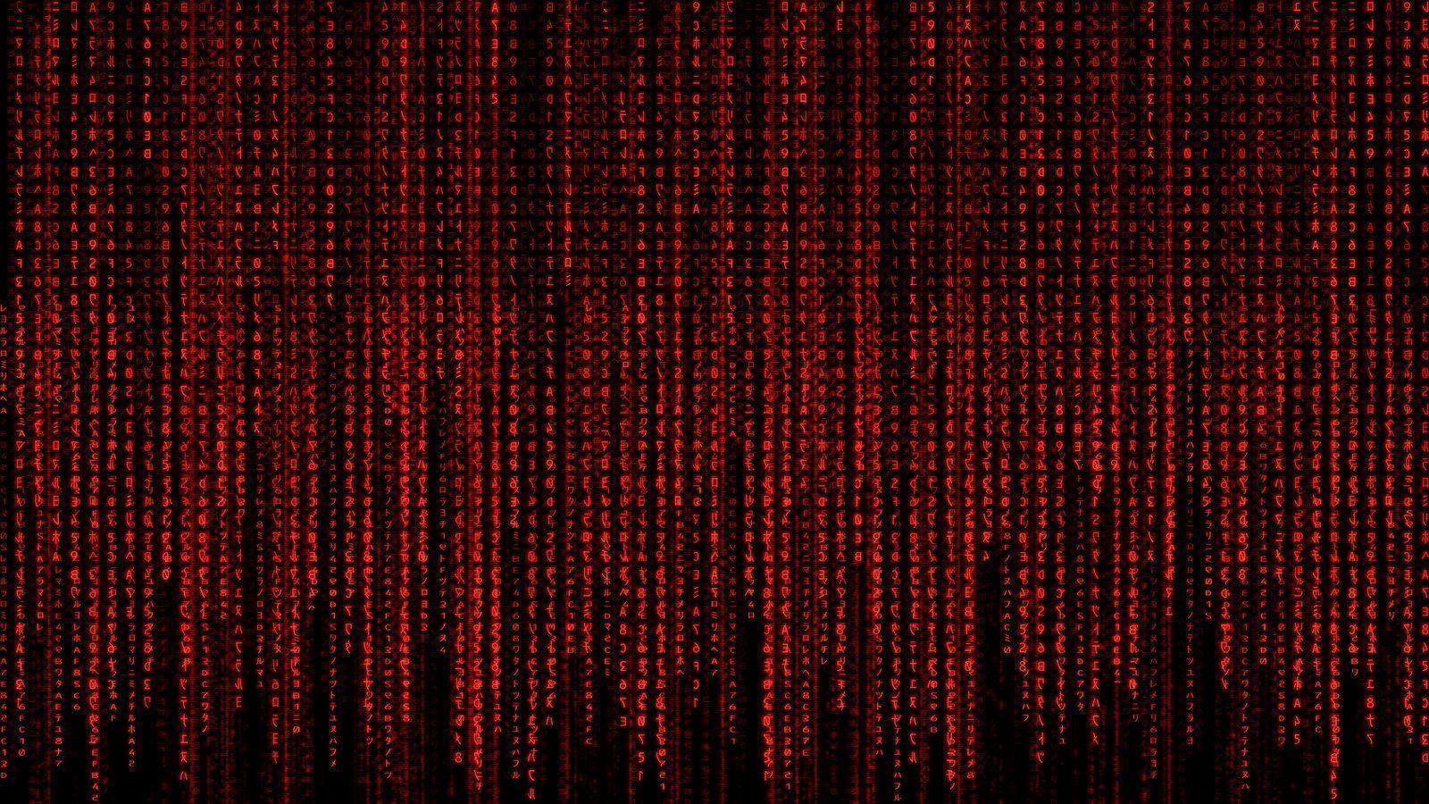 Red Matrix Wallpaper