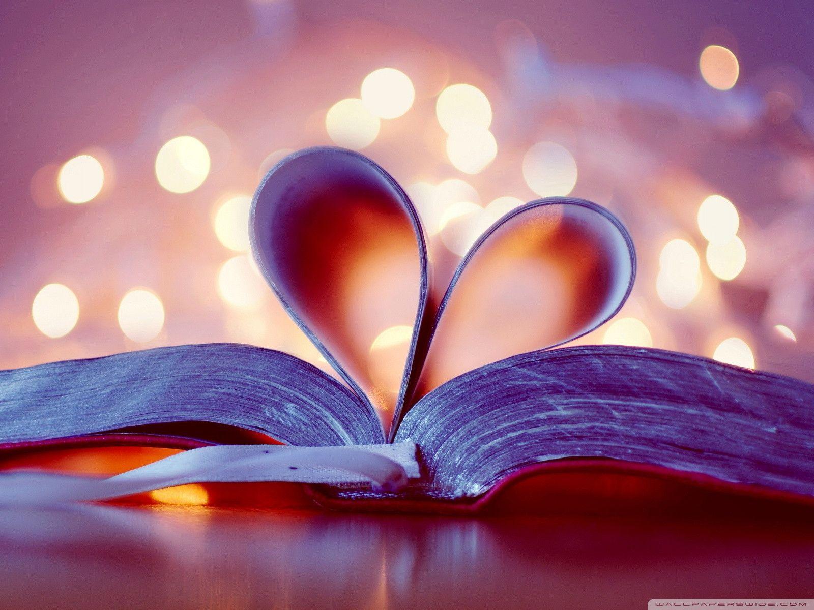 February Love Heart and Valentine Wallpaper. Download Printable