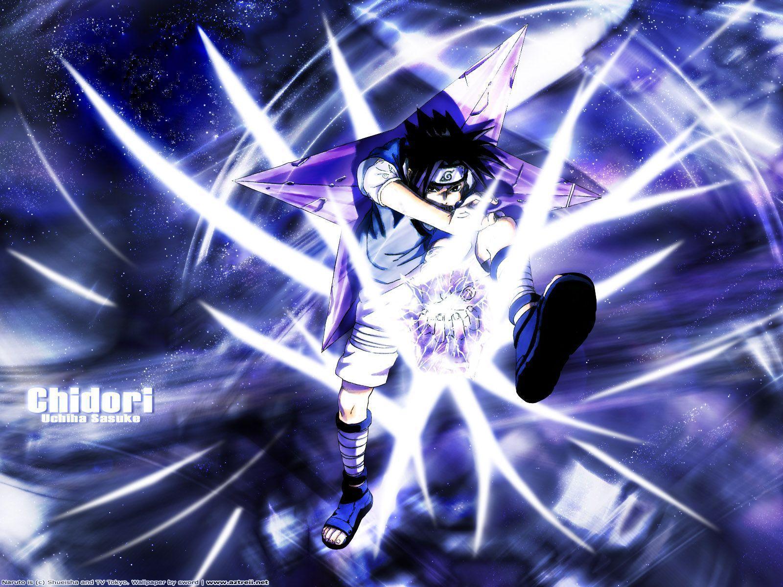 Wallpaper For > Sasuke Uchiha Chidori Wallpaper