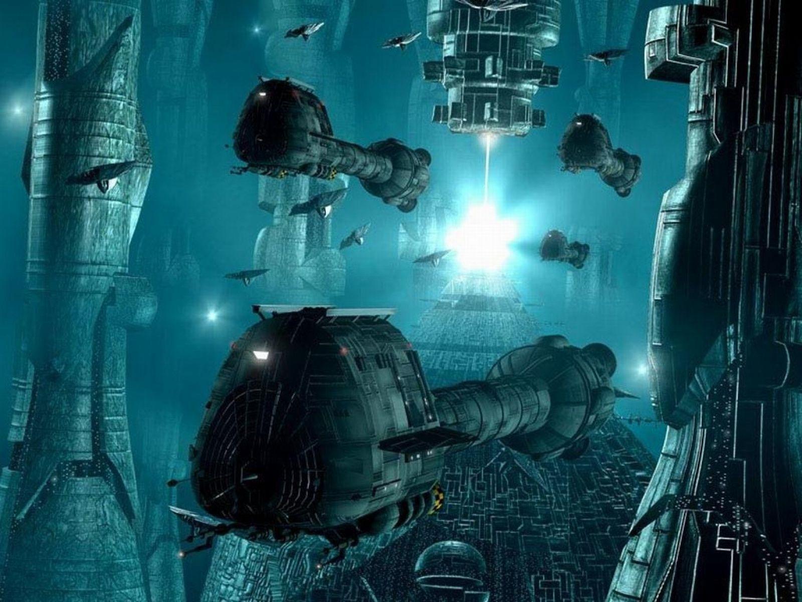 3D Space War Wallpaper