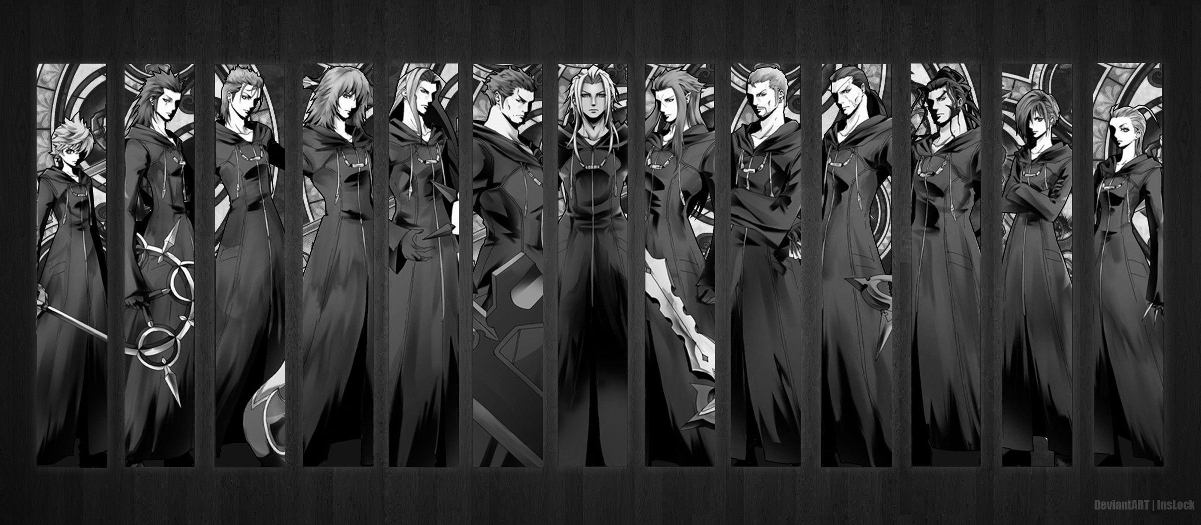 Wallpaper For > Kingdom Hearts Organization 13 Wallpaper