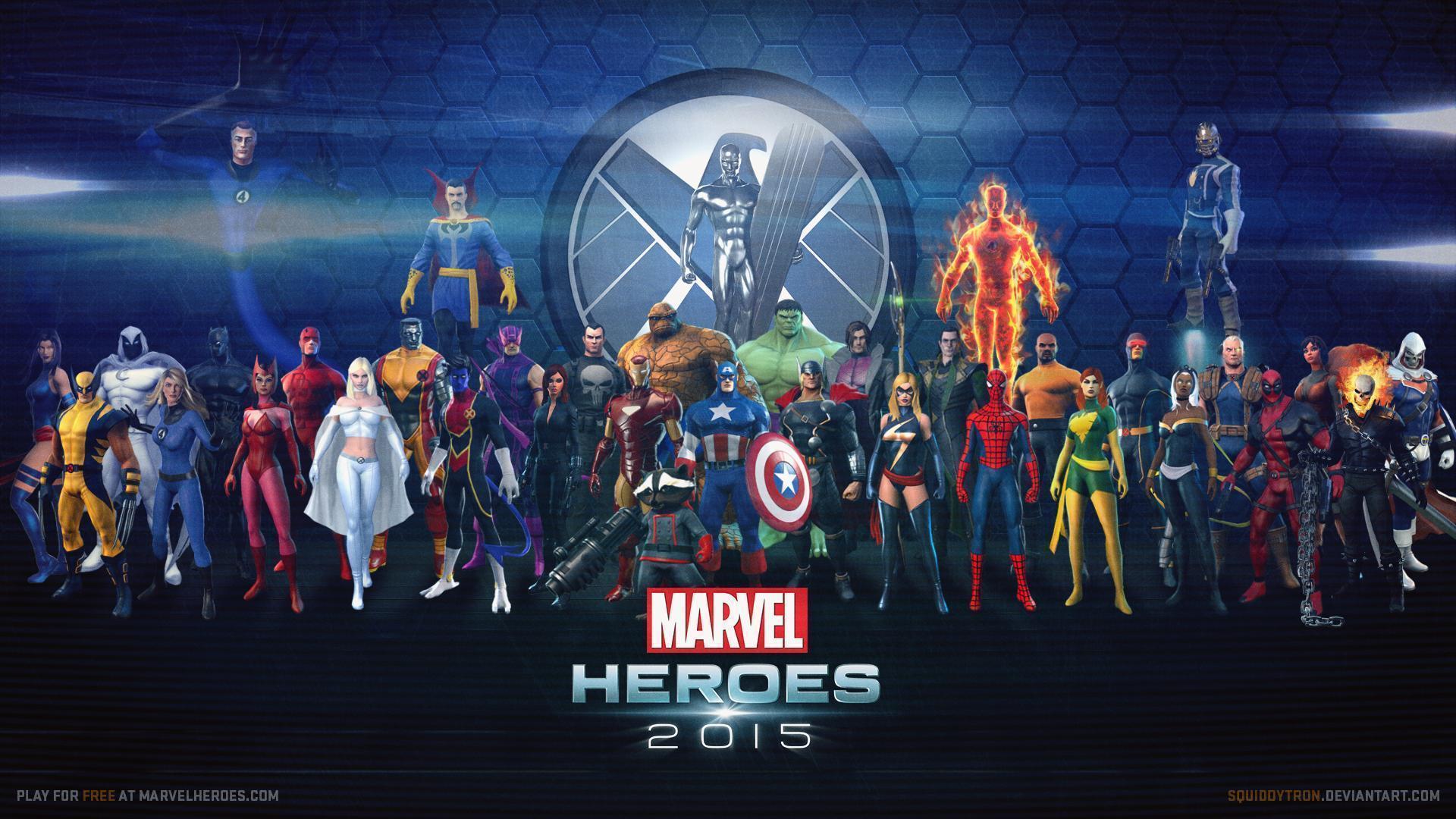 Marvel Heroes Wallpaper (UPDATED w/ STAR LORD) Heroes 2015