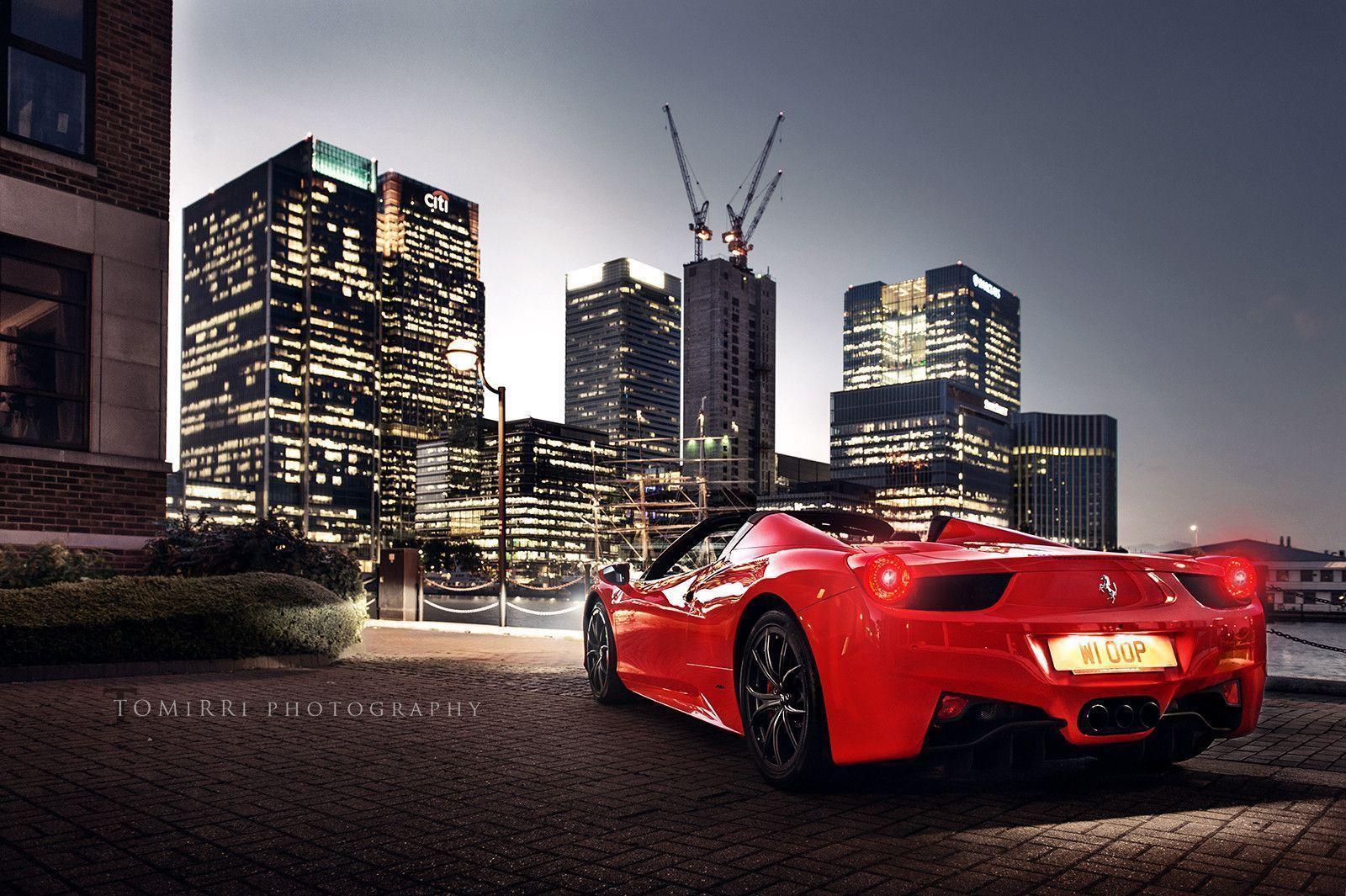 Red Ferrari 458 Wallpaper
