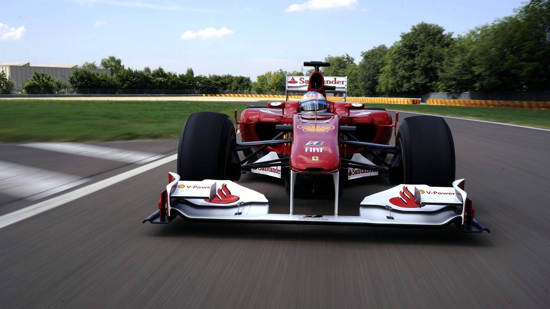 Download wallpaper Fernando Alonso, Ferrari, rate, track free