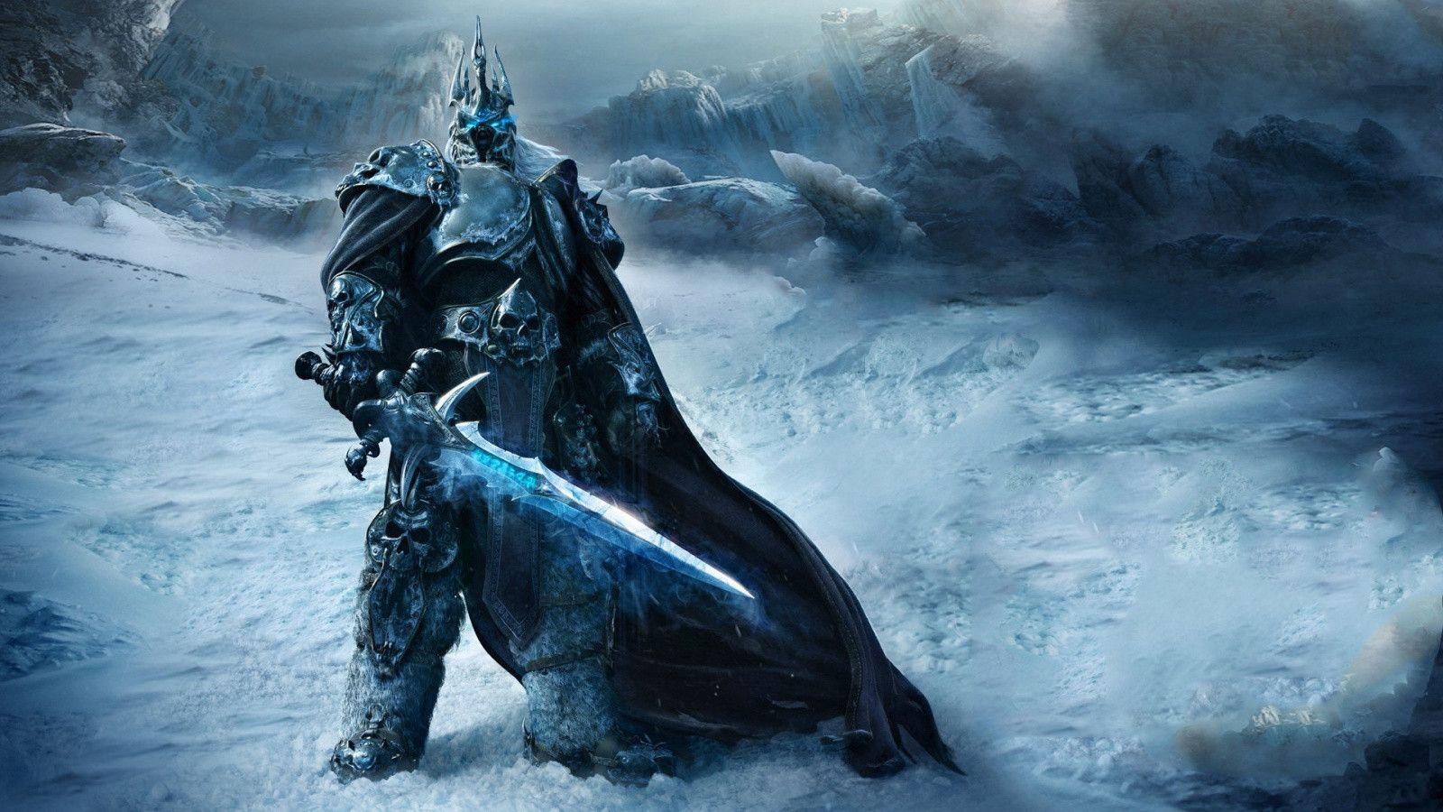 World of Warcraft Wrath of the Lich King background in 1600x900