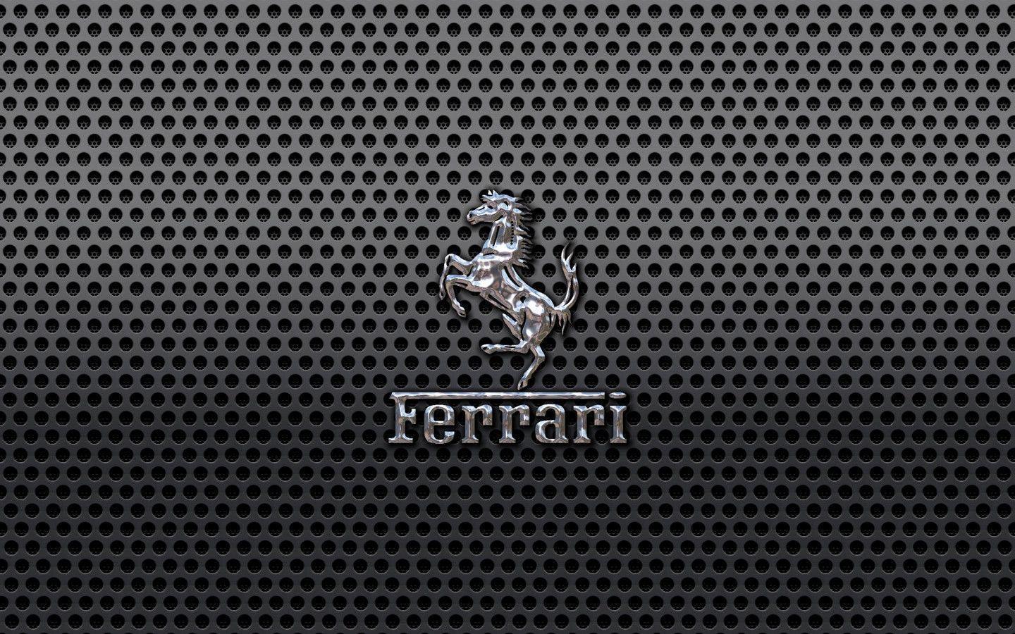 Ferrari Logo Dark HD Wallpaper. Download High Quality Resolution