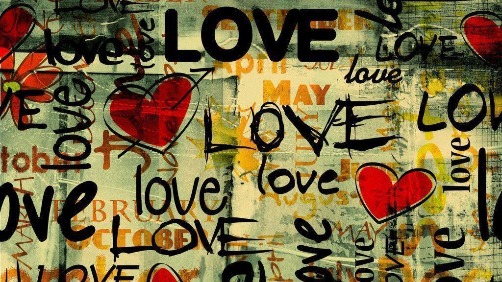 Love Written In Graffiti HD wallpaper « HD Wallpaper