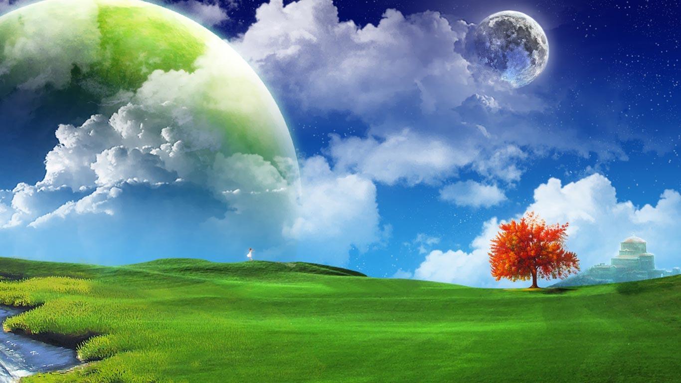 Desktop background // Computers // Laptops. Netbook // Magic