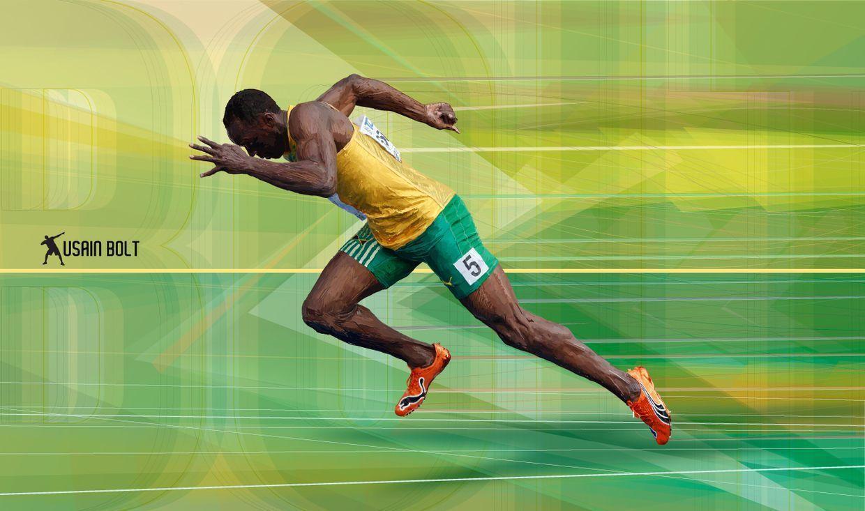 Usain Bolt Pose Wallpaper Image & Picture