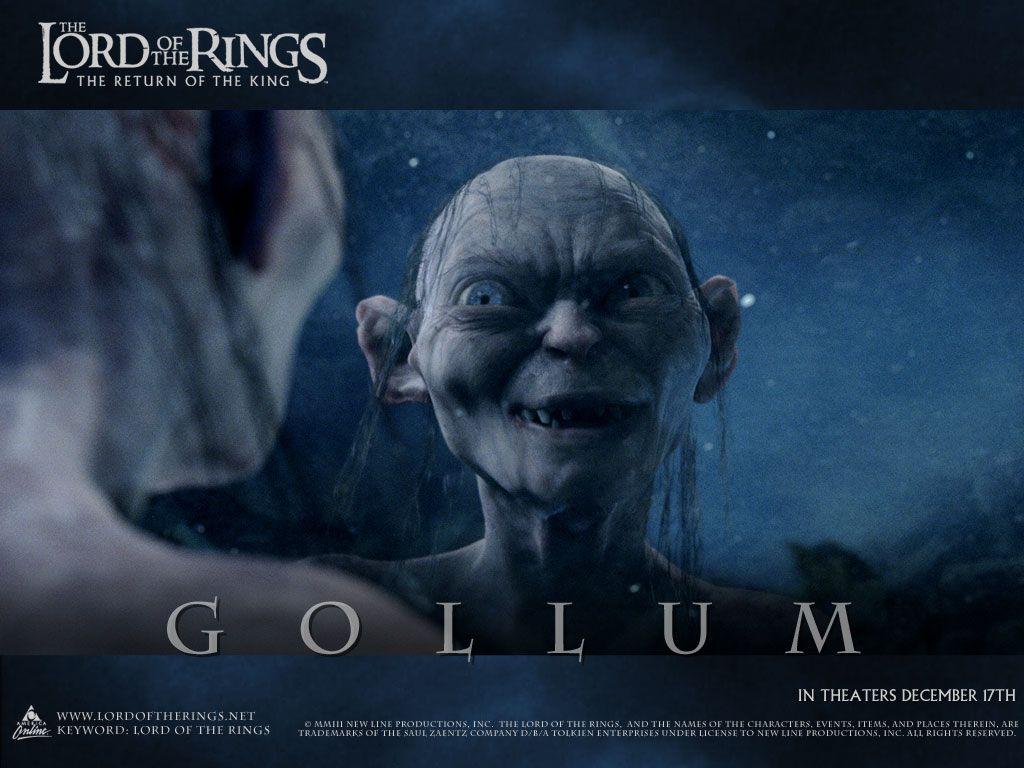 Gollum of the Rings Wallpaper