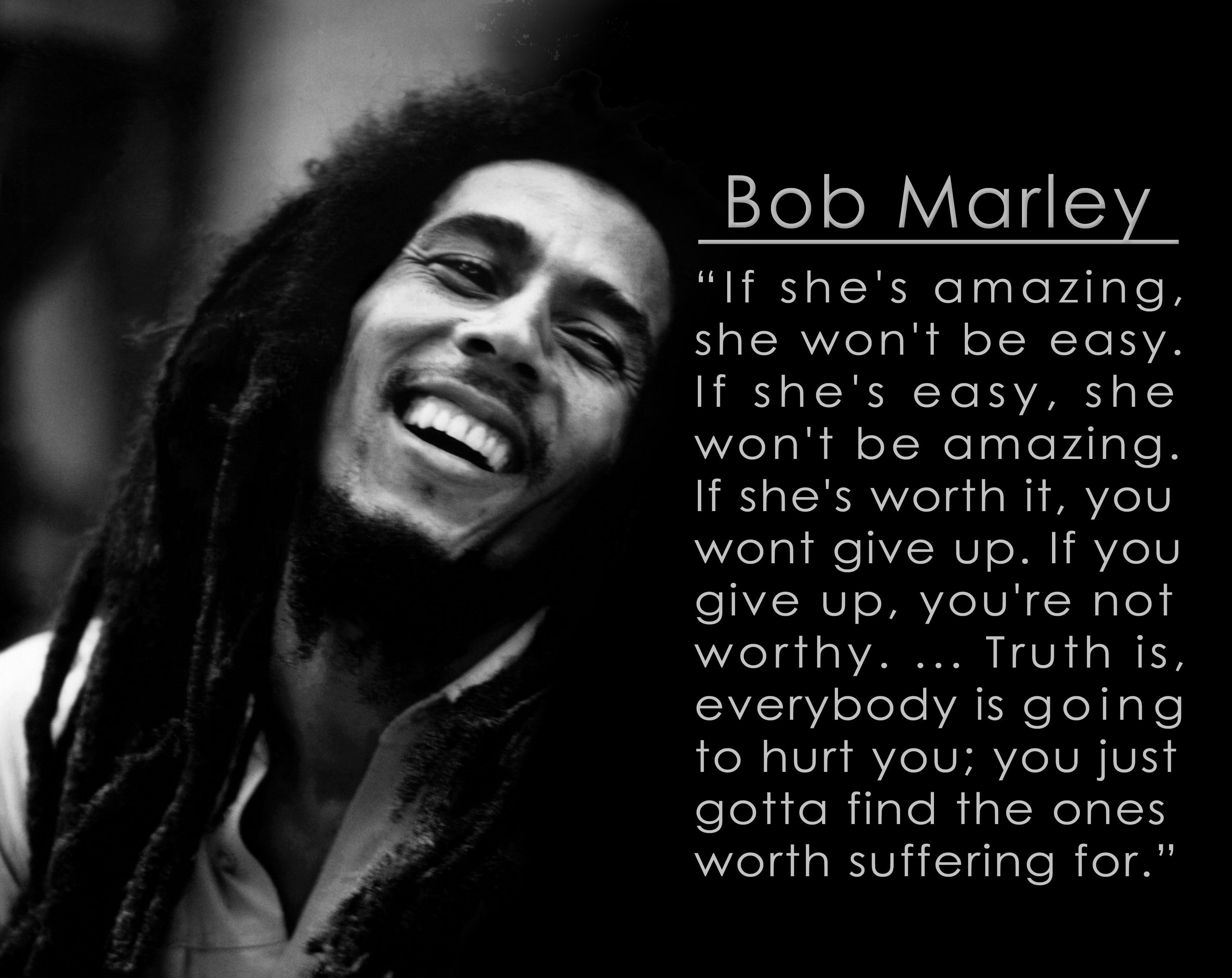 Betere Bob Marley Quotes Wallpapers - Wallpaper Cave AV-36