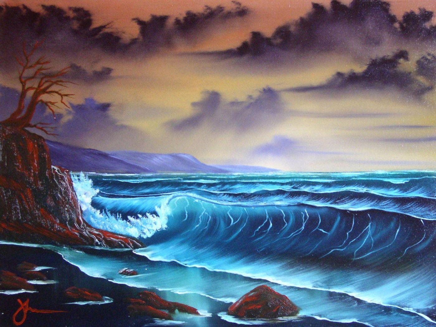 Red Rock Beach desktop wallpaper