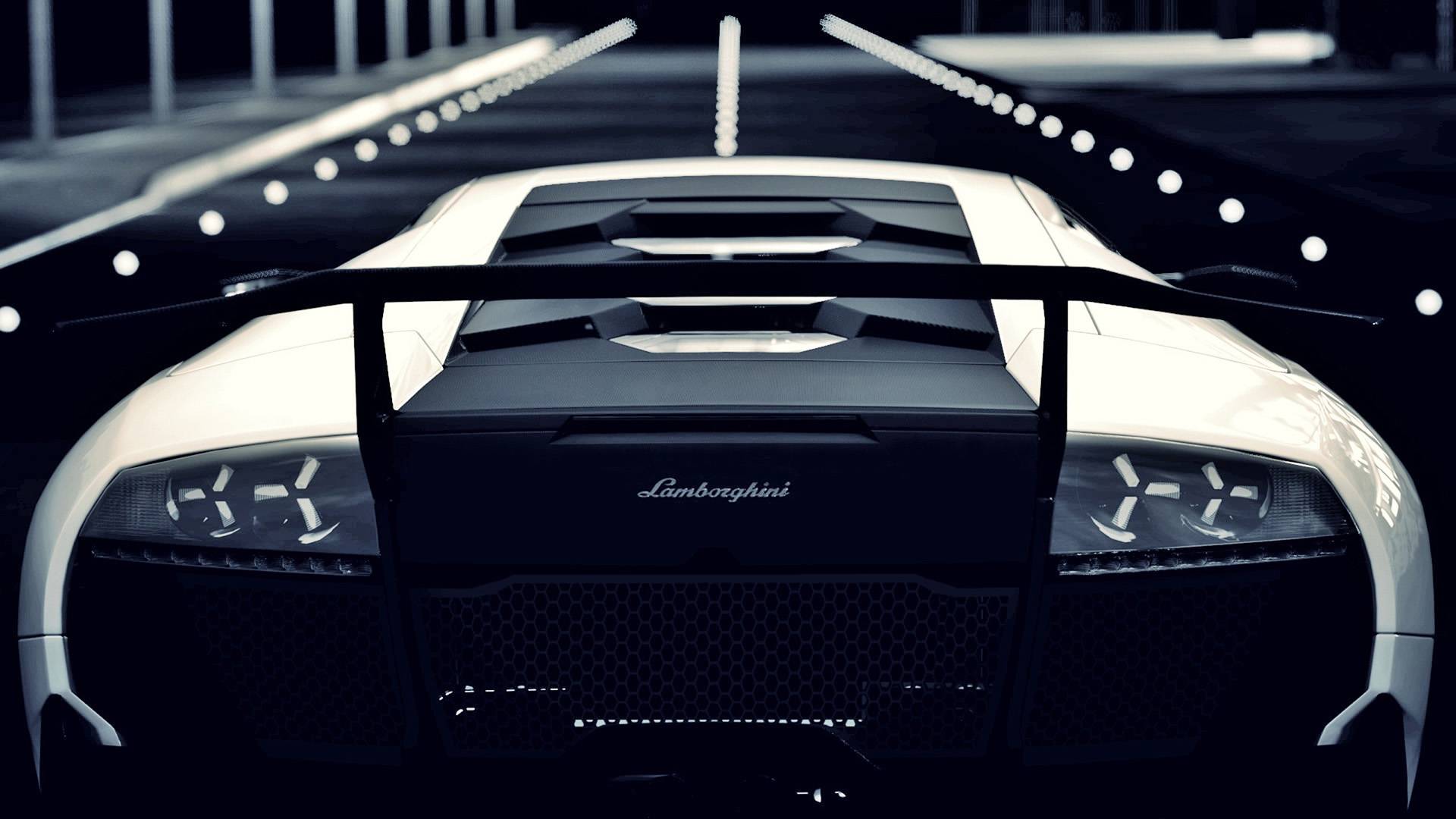 Lamborghini Mucielago White and Matte Black