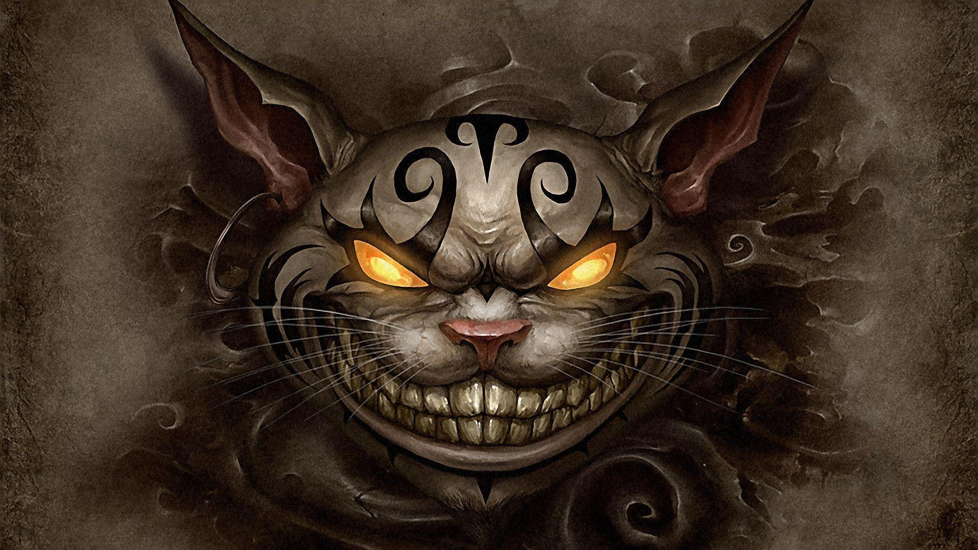 Demonic Cheshire Cat HD Wallpaper. Download HD Wallpaper, High