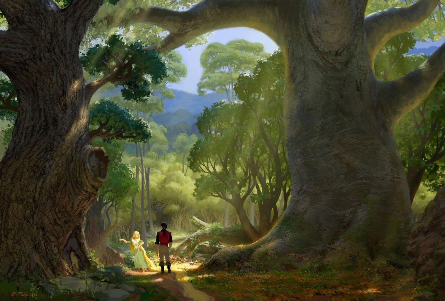 Download Concept Art From Disney Animated Movie Tangled Picture