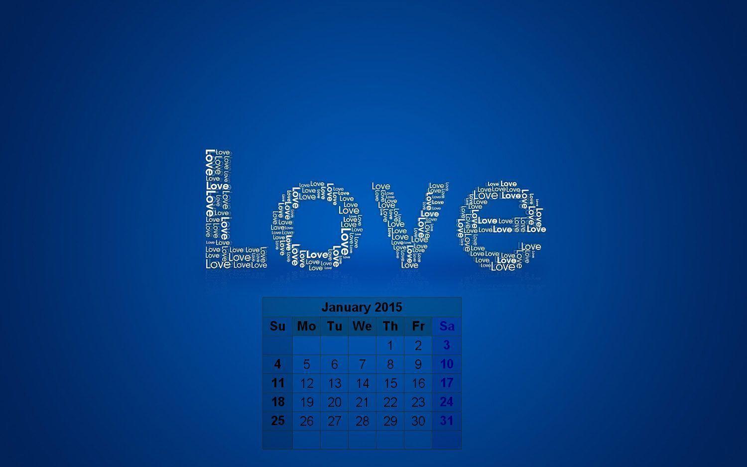 January 2015 Calendar JPG GIF PNG and Wallpaper. Download Free