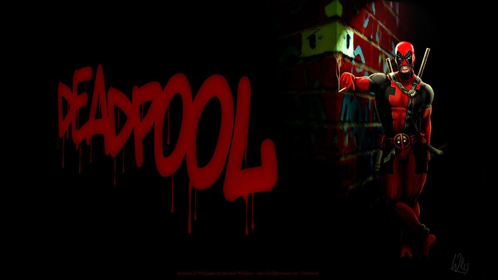 Wallpaper For > Deadpool Wallpaper 1920x1080 HD