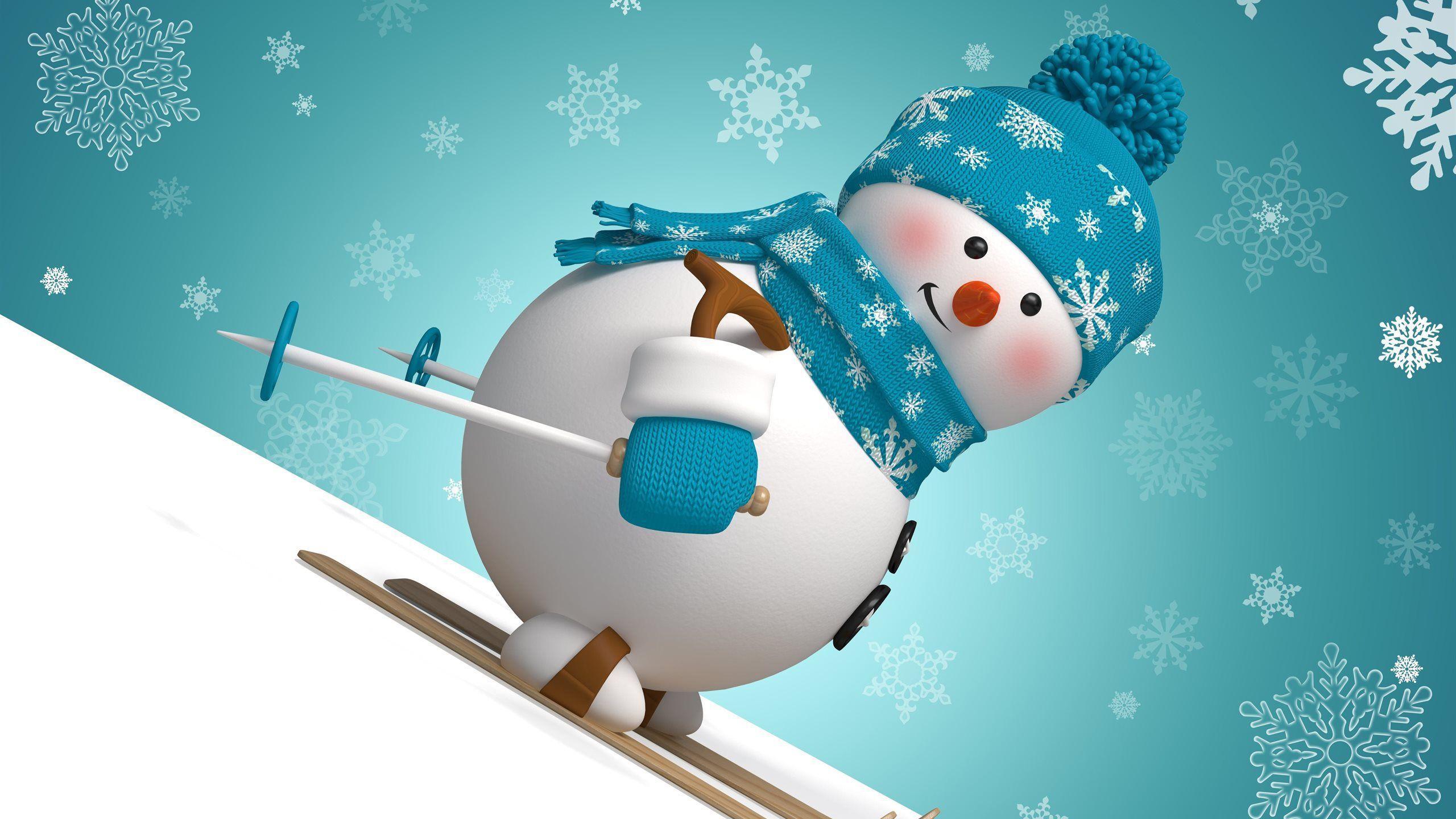 Snowman Desktop Wallpaper