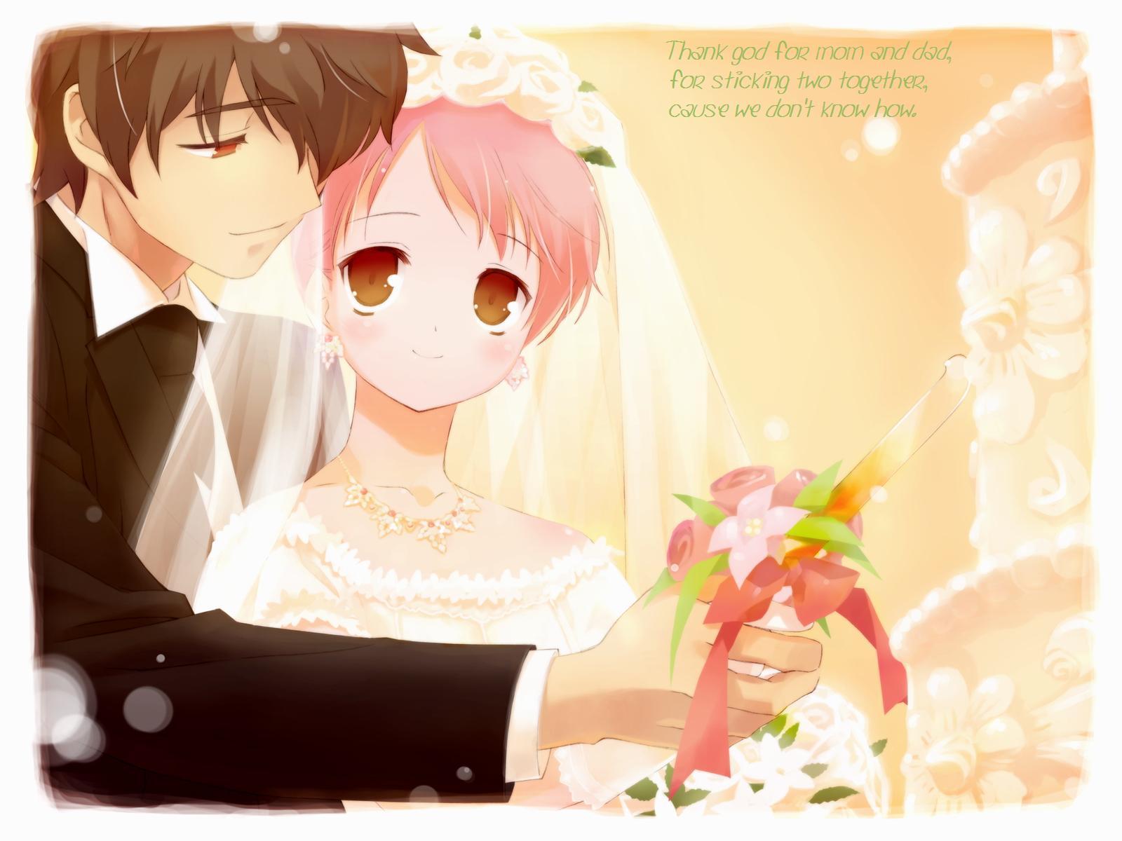 Anime Couple Lock Screen Wallpaper