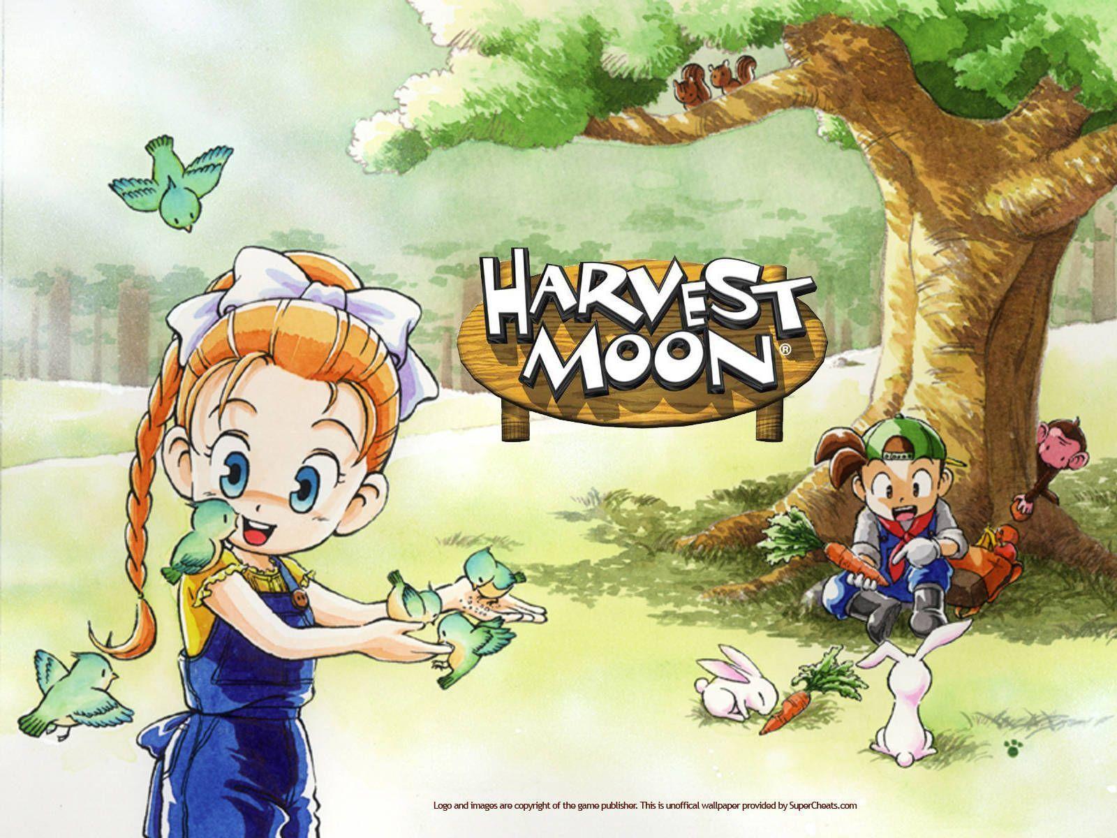 Wallpaper For > Harvest Moon Wallpaper
