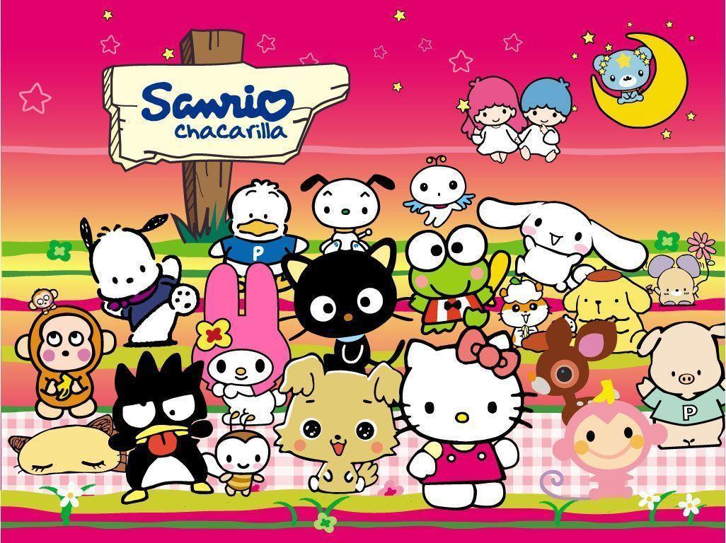 hello kitty and friends wallpaper