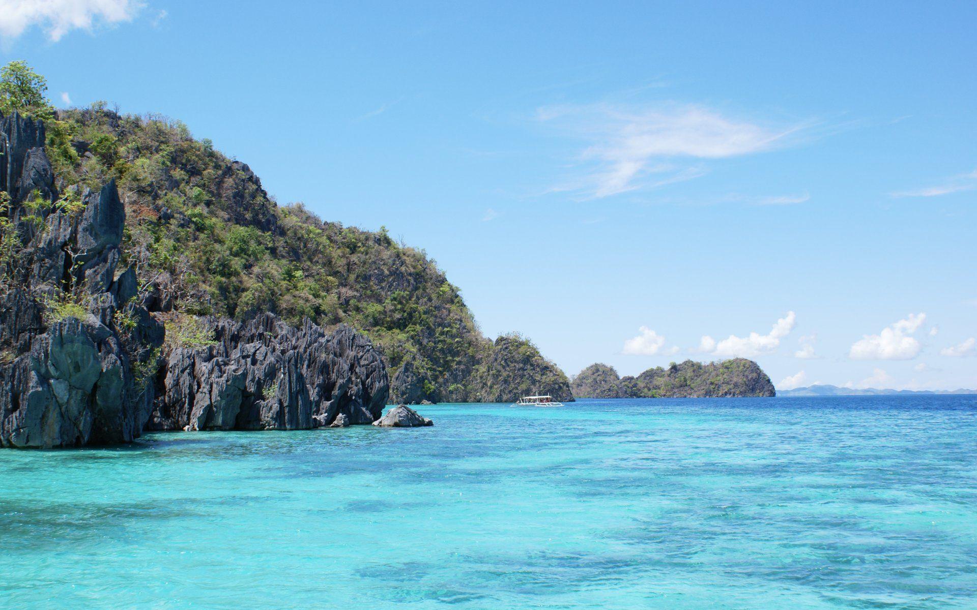 Turquoise Ocean Nature Wide