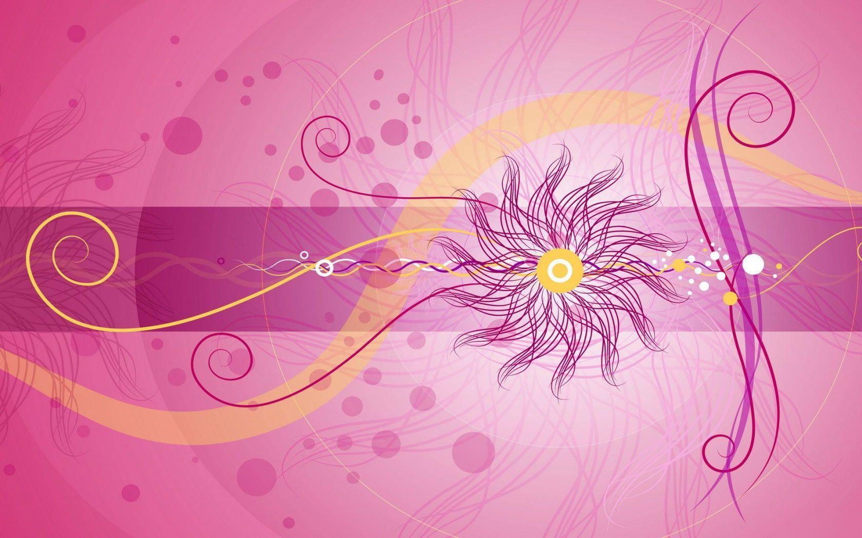 New Desktop Background Computers Windows Vista Pink Vector