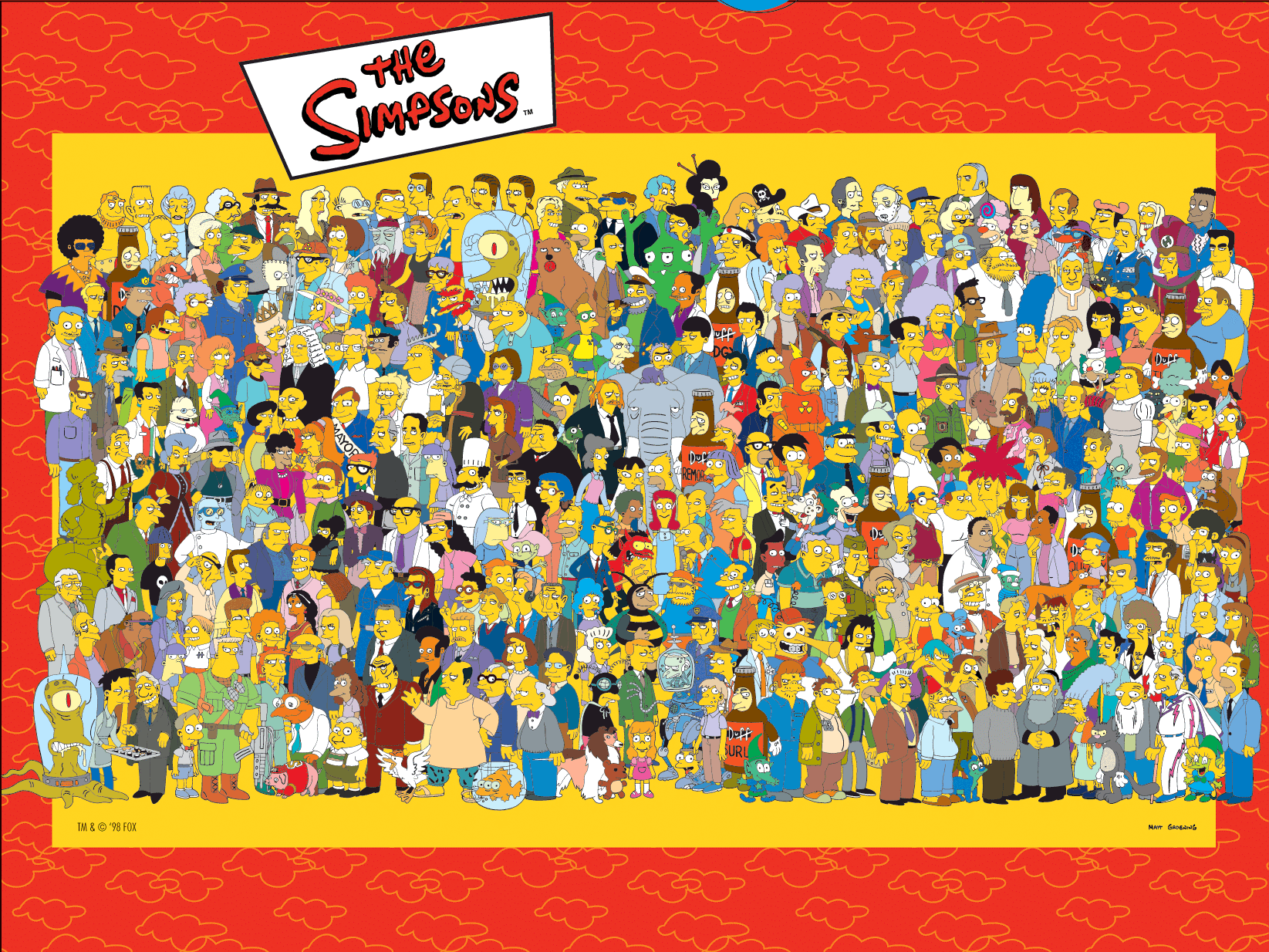 The Simpsons Background Characters