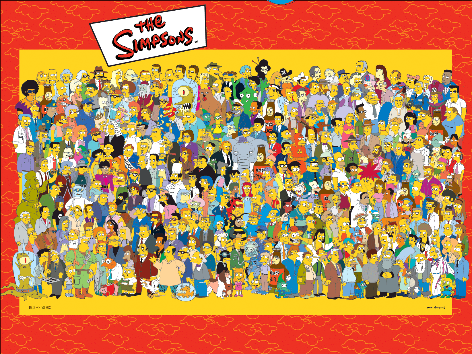 Simpsons Characters Wallpapers Wallpaper Cave