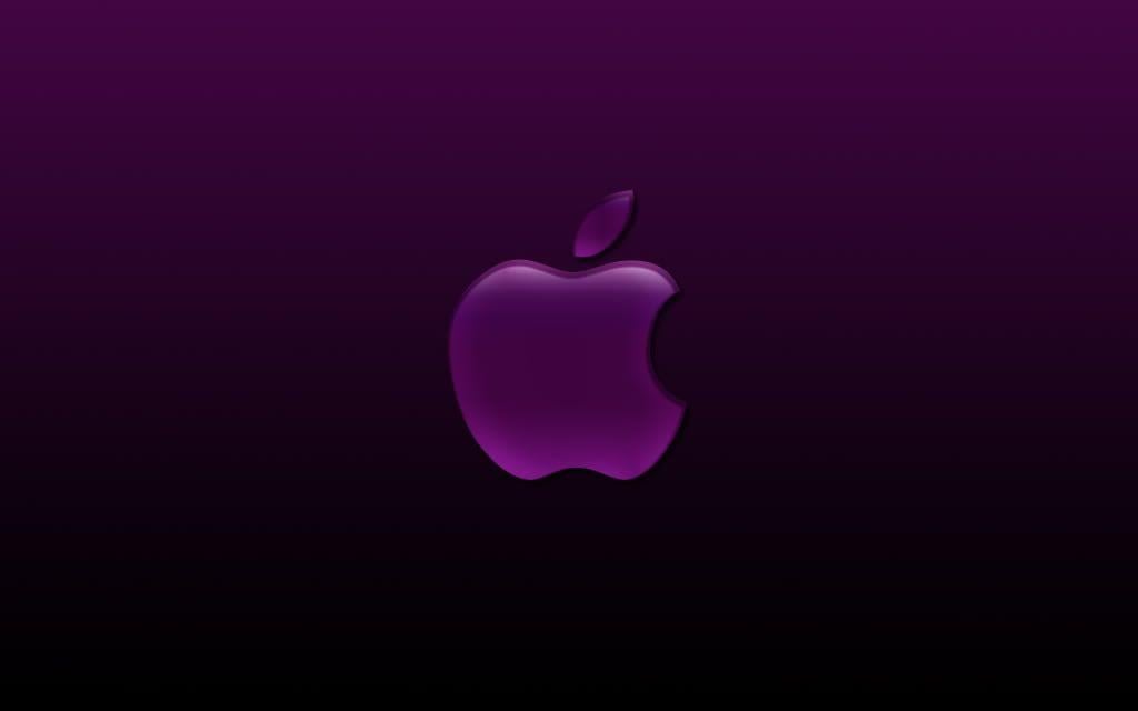 Purple Apple Wallpaper HD Wallpaper