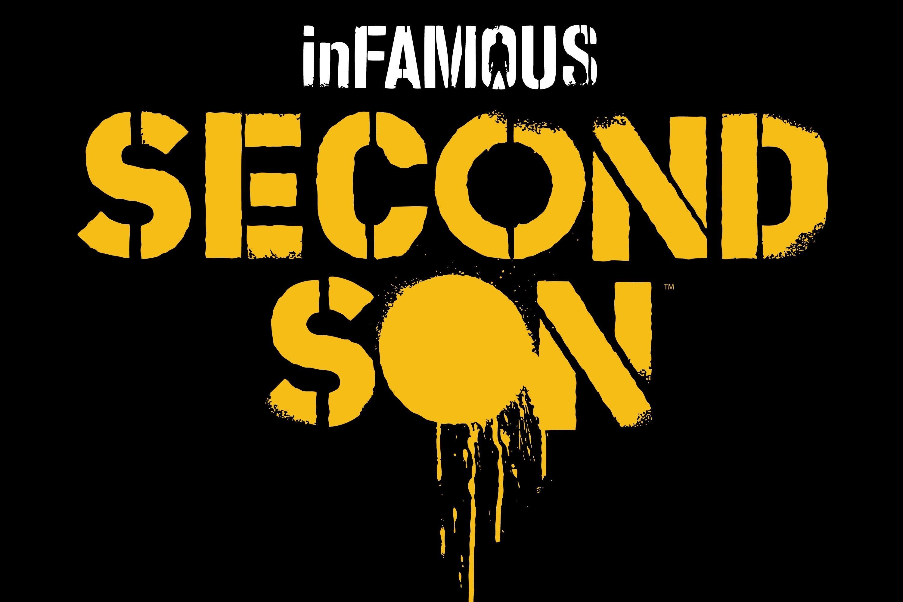 Infamous Second Son Game Logo HD Background. High Definition