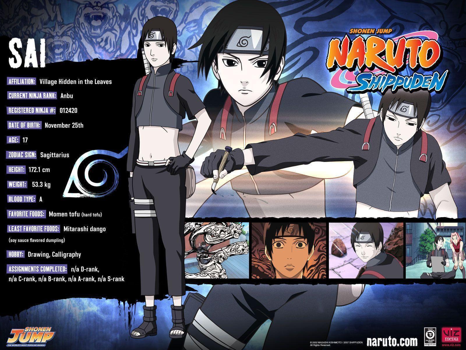 Naruto: Sai image Sai information HD wallpaper and background