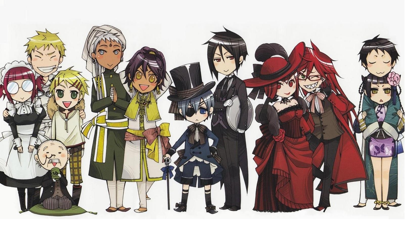 Black Butler Characters 2 241242 Image HD Wallpapers