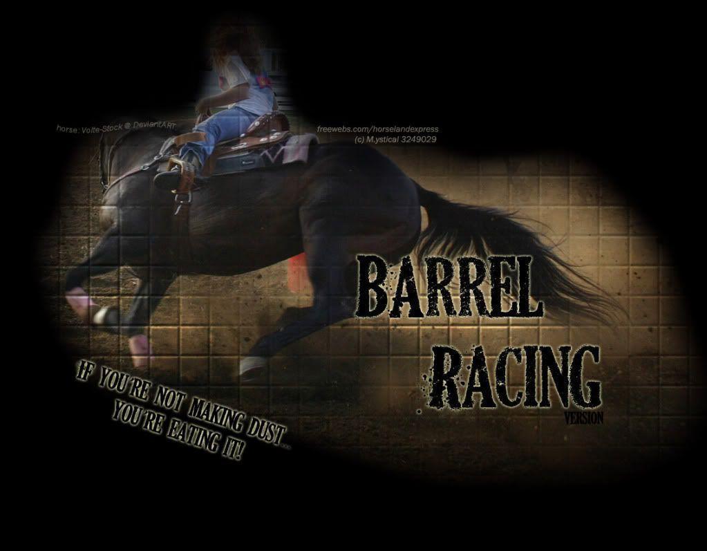 Barrel Racing Layout 1 Photo
