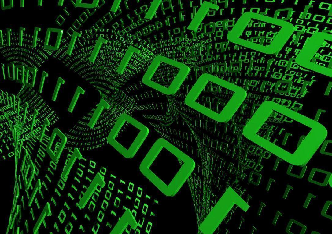 image For > Binary Code Wallpaper Green