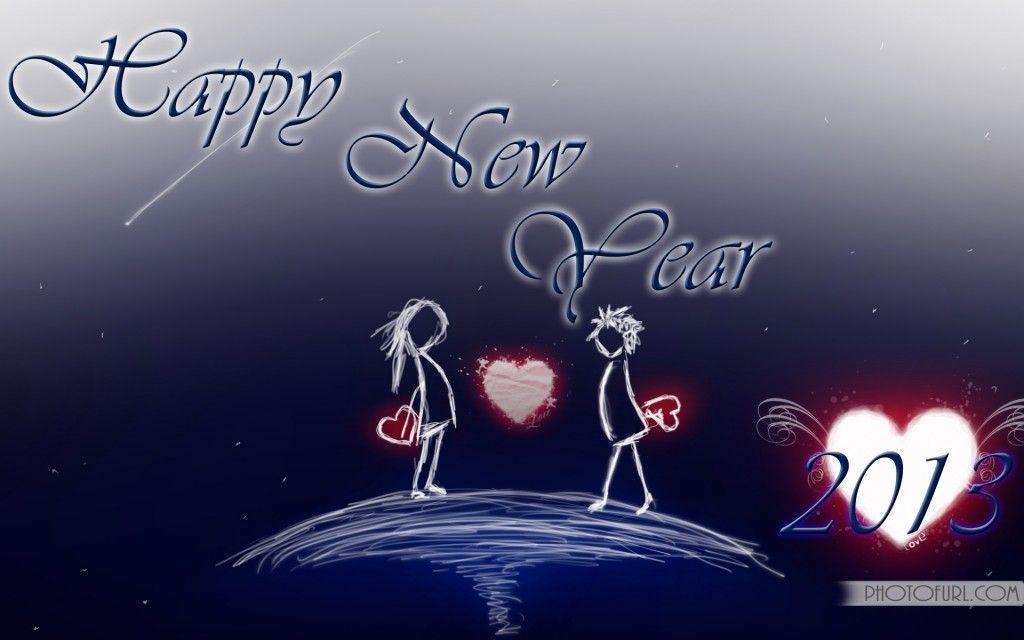 Dashing Happy New Year HD Wallpaper Free 1024x640PX Best New