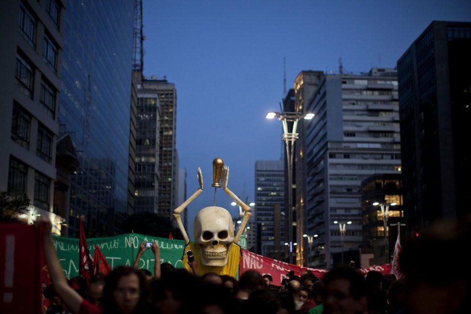Protestas en Brasil contra la Copa del Mundo