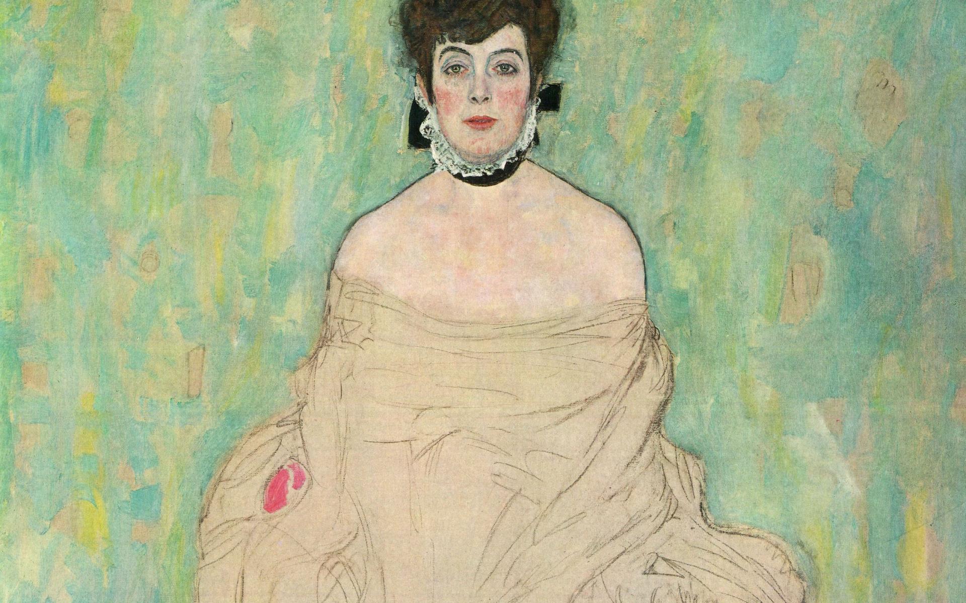 Amalie Zuckerkandl Gustav Klimt Wallpaper, Painting