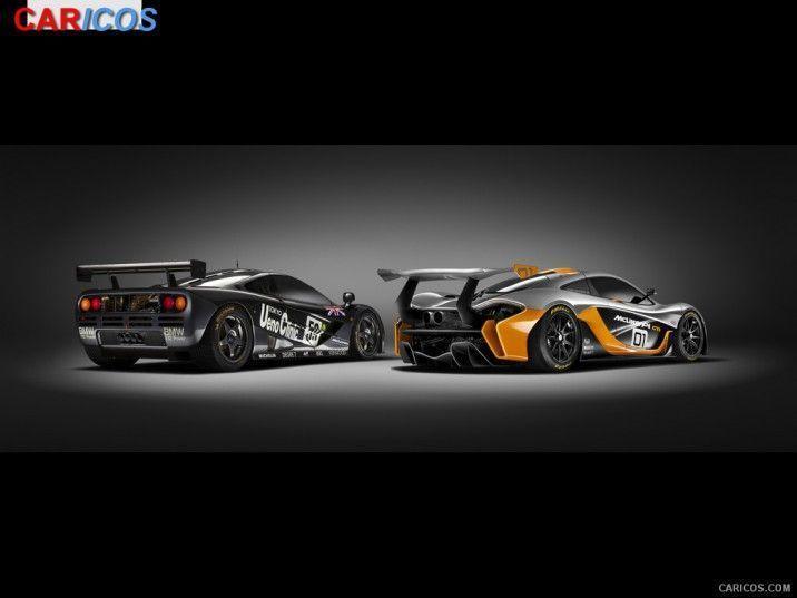 McLaren P1 GTR Concept and F1 GTR. HD Wallpaper