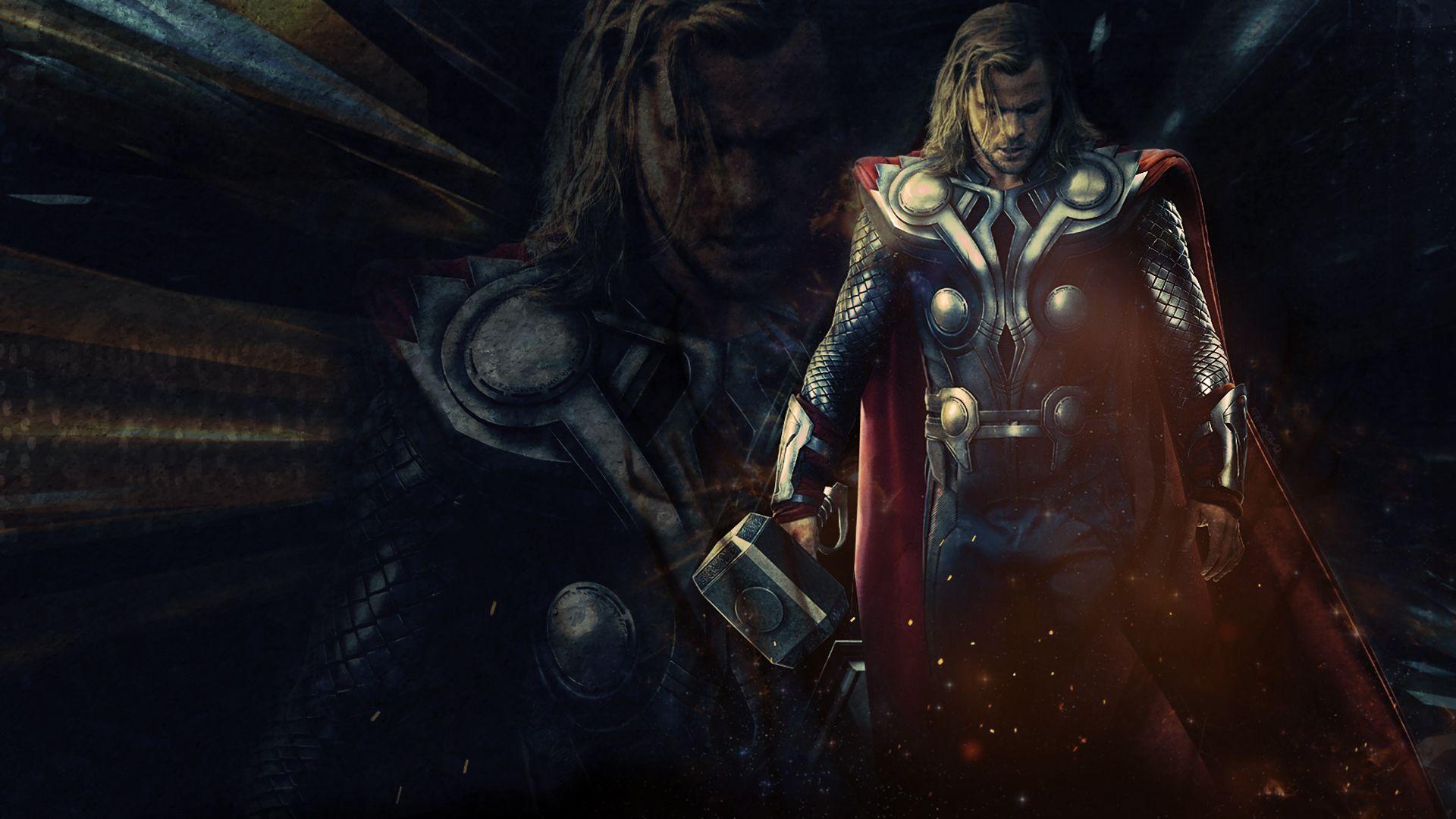Thor On His Shoulders Wallpaper By Kaki Tori D Qy